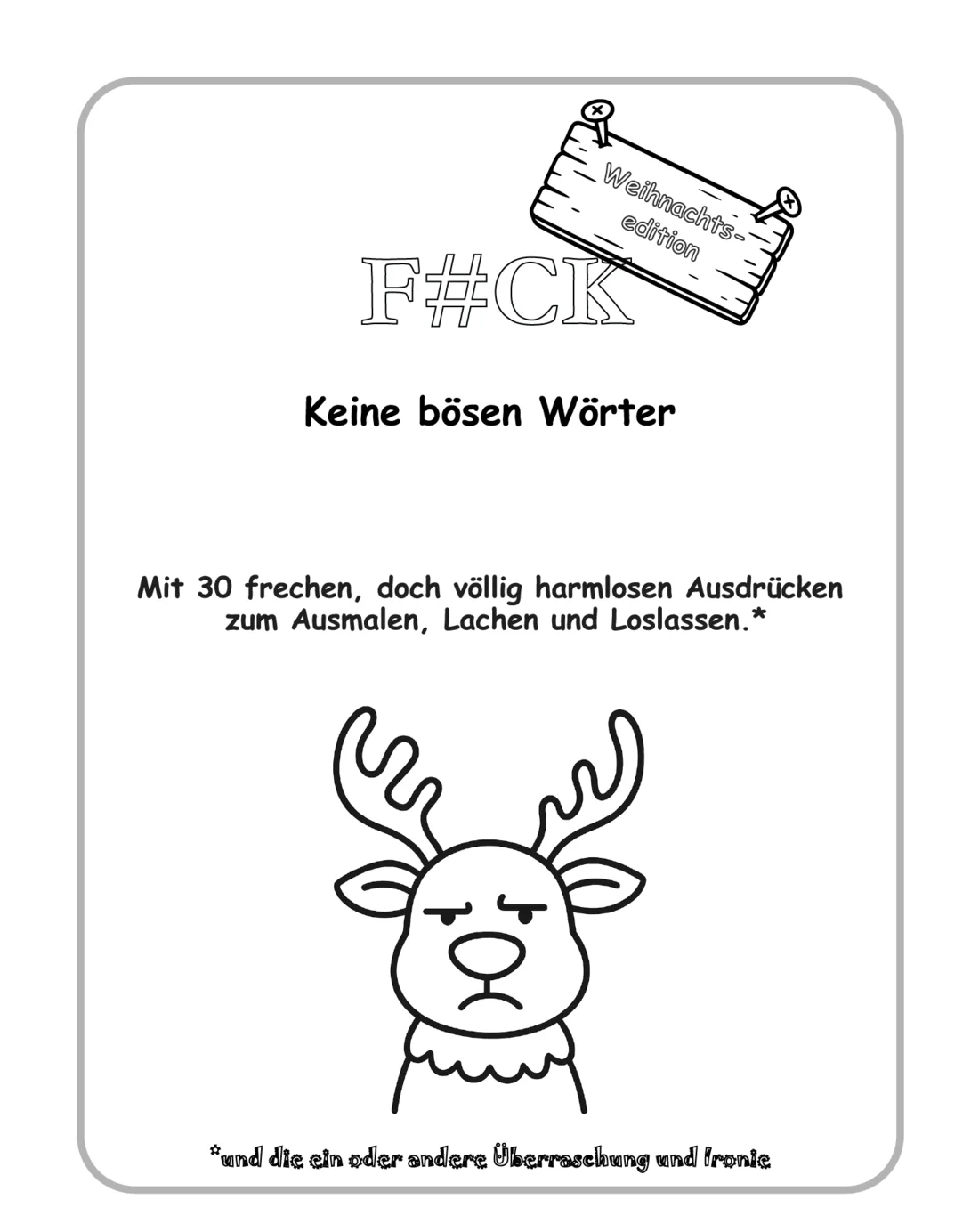 Titelseite im Buch F#ck – Keine bösen Wörter